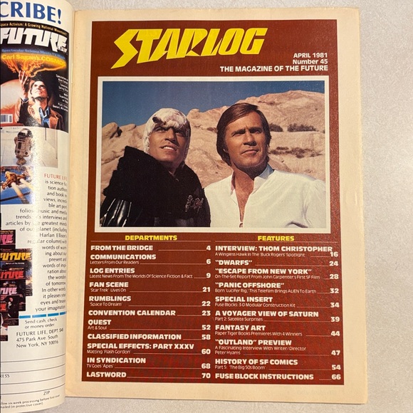 Starlog Magazine Issue 45 1981 - Picture 3 of 6